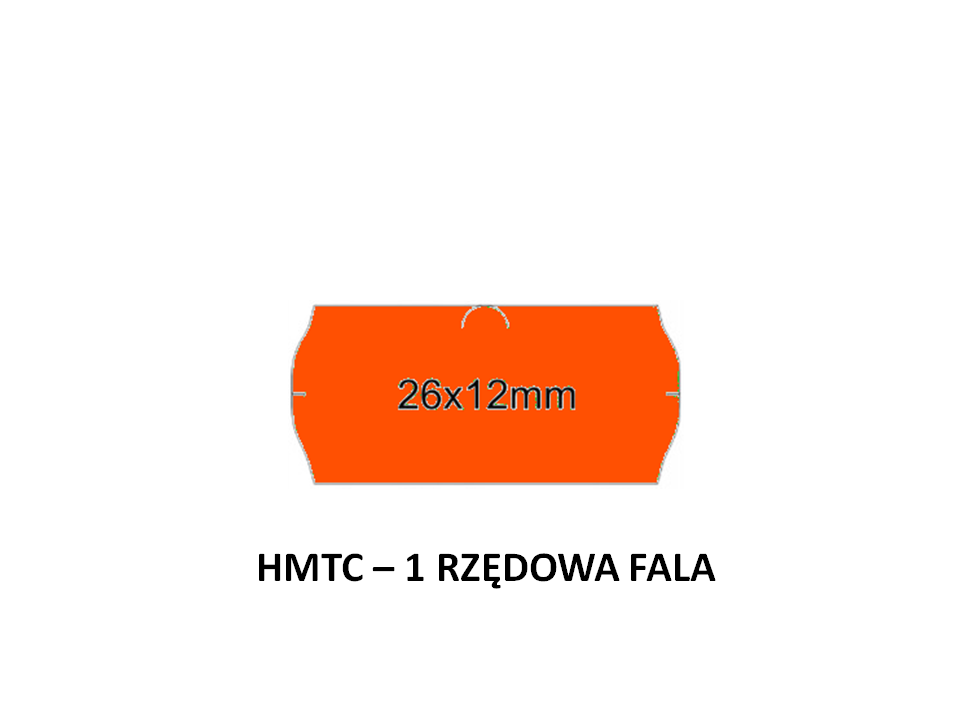 taśma jednorzędowa HMTC pomarańczowa