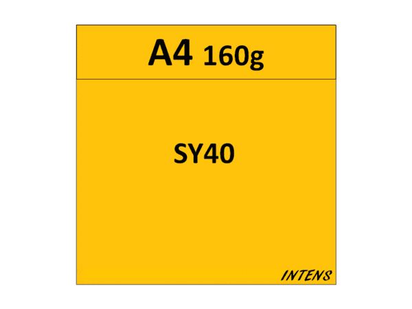 Papier kolorowy A4, 160g/m2, intens SY40, 250 arkuszy
