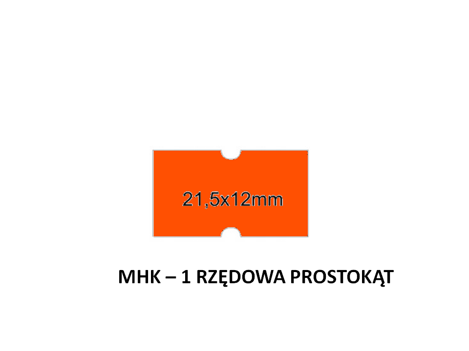 taśma jednorzędowa MHK pomarańczowa