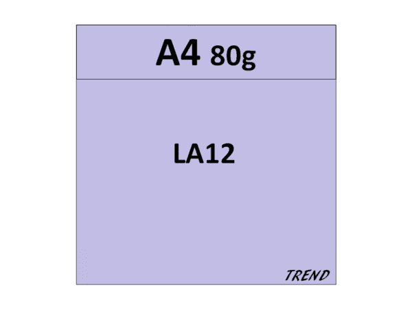 papier A4 80g kolor LA12 lawendowy