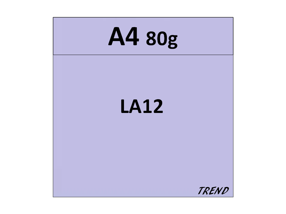 papier A4 80g kolor LA12 lawendowy