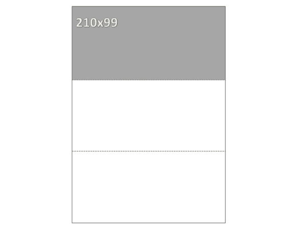 etykiety samoprzylepne 210x99