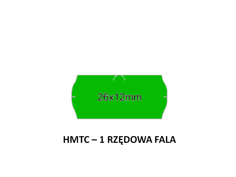 taśma jednorzędowa HMTC zielona