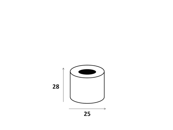 rolka termiczna 28x25 10 sztuk