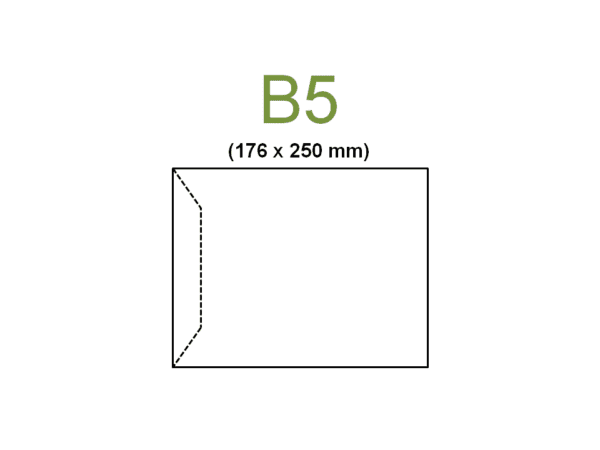 koperta B5 HK biała
