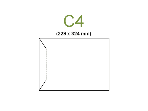 koperta C4 HK biała