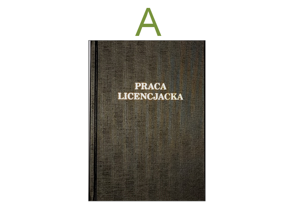 oprawa kanałowa twarda A PL kolor czarny