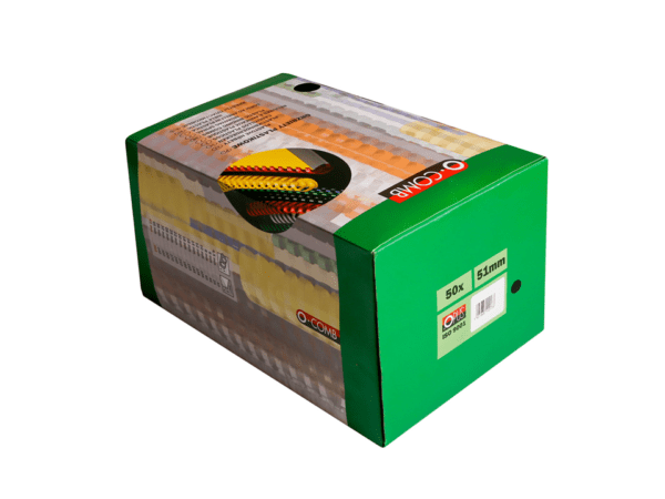 grzebit do bindowania 51mm kolor czarny 50 sztuk
