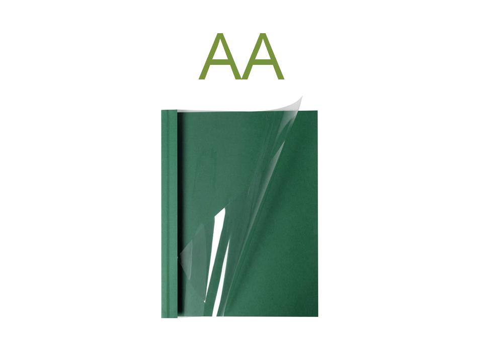 oprawa kanałowa miękka AA kolor zielony