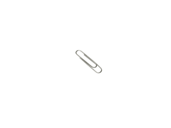 spinacze srebrne 28mm 100 sztuk