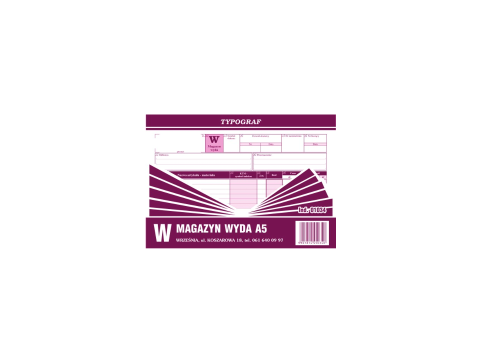 W magazyn wyda A5